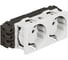 Механизм розетки Legrand 2-м СП 4мод. Mosaic 16А IP20 DLP белый 077602 1