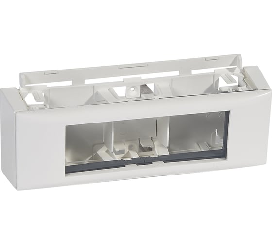 Рамка Legrand Mosaic - 6 модулей - для DLPlus с профилем 20 мм - белая 31614