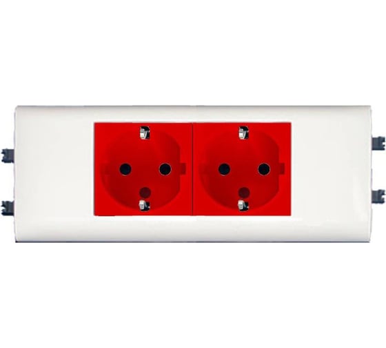 Розетка Legrand 2 х 2К+3 Программа Mosaic для установки в кабель-канале автоматические клеммы с механической блокировкой 077452 1