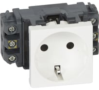 Розетка Legrand 2К+3 Программа Mosaic для монтажа на кабель-каналах с винтовыми зажимами 077601