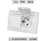 Розетка двойная 2п+з 16а 250в ip44 с защ. шт. с крышкой белая "лама" TDM ELECTRIC SQ1815-0060 2