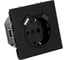 Розетка 1-местная STEKKER з/ш с/з 16А + USB + Type C (механизм),, 250В, 20W, серия Эмили, черный уголь, soft-touch, RST16-5119-05 50218 2
