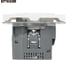 Розетка 1-местная STEKKER з/ш с/з 16А USBType C (механизм), 250В, 20W, се 50217 11