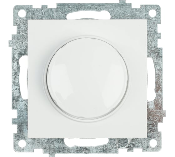 Диммирующий выключатель STEKKER механизм, GLS10-7106-01, 250V, 500W, серия Катрин, белый 39307