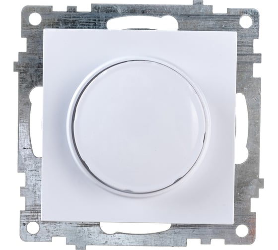 Диммирующий выключатель STEKKER механизм, GLS10-7106-01, 250V, 500W, серия Катрин, белый 39307