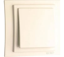 1-клавишный выключатель MONO ELECTRIC Larissa, слоновая кость 103-010125-100