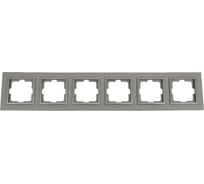 6-я рамка MONO ELECTRIC Despina антрацит 102-240000-166