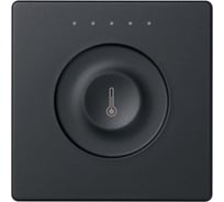 Сенсорный 1-клавишный выключатель Simon с тематической маркировкой Т3, регулирования, графит 8000615-038