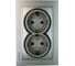 2-я розетка MONO ELECTRIC Despina с заземлением, антрацит 102-242404-120 1