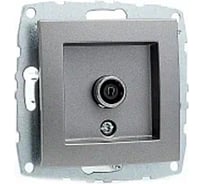 Механизм TV розетки MONO ELECTRIC L/D, с экраном, антрацит 500-002405-138