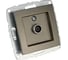 Механизм TV розетки MONO ELECTRIC L/D, с экраном, бронза 500-002305-138 1