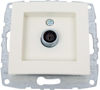 Механизм TV розетки MONO ELECTRIC L/D, с экраном, кремовая 500-001705-138