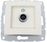 Механизм TV розетки MONO ELECTRIC L/D, с экраном, кремовая 500-001705-138 1