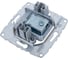 Механизм TV розетки MONO ELECTRIC L/D, с экраном, кремовая 500-001705-138 3