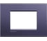 Рамка прямоугольная Legrand Livinglight 3 модуля, цвет синий шелк LNA4803CB 1