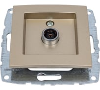 Механизм Tv розетки MONO ELECTRIC L/D, с экраном, титан 500-002205-138