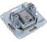 Механизм Tv розетки MONO ELECTRIC L/D, с экраном, титан 500-002205-138 3