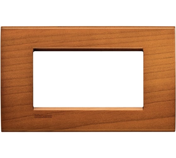 Рамка прямоугольная Legrand Livinglight 4 модуля, цвет американская вишня LNA4804LCA 1