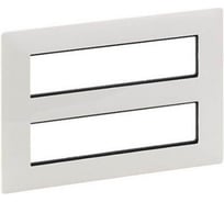 Рамка Legrand Valena LIFE для модульных устройств Mosaic 2x4x2 модуля, белая 752146