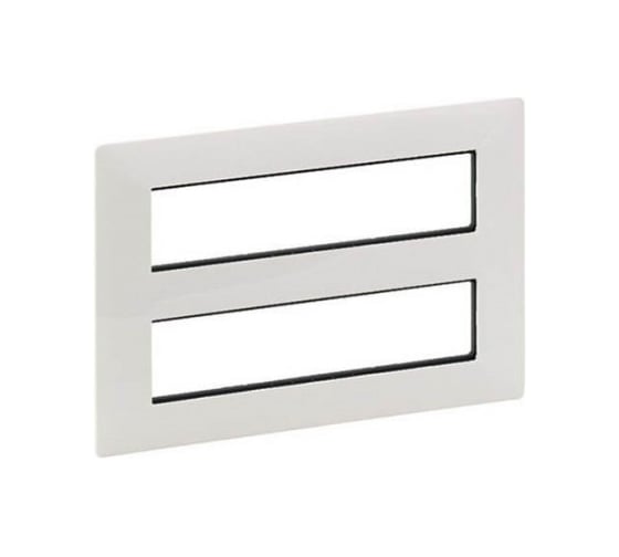 Рамка Legrand Valena LIFE для модульных устройств Mosaic 2x4x2 модуля, белая 752146