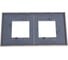 Рамка Legrand Axolute 2x2П 71мм горизонтальная, титан HA4802M2HNX 3