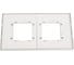Рамка Legrand Axolute 2x2П 71мм горизонтальная, матовое стекло HA4802M2HVSA 3