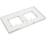 Рамка Legrand Axolute 2x2П 71мм горизонтальная, матовое стекло HA4802M2HVSA 4