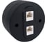 Розетка компьютерная 2-местная OVIVO (RJ45 CAT6), xONE, черный, 406-250000-230 1