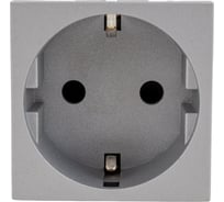 Розетка Legrand 2К+3 Программа Mosaic немецкий стандарт 2 модуля алюминий 079213
