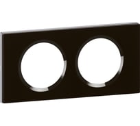 Рамка Legrand Программа Celiane 2 поста смальта графит 069302