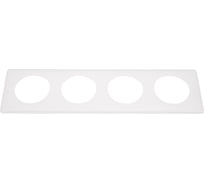 Рамка Legrand Программа Celiane 4 поста Белая перкаль 066704