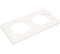 Рамка Legrand Программа Celiane 2 поста Белая перкаль 066702