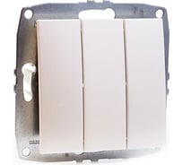 Механизм 3-клавишного выключателя MONO ELECTRIC L/D, жемчуг 500-002522-114