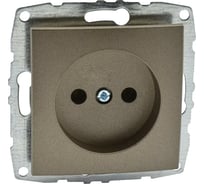 Механизм розетки MONO ELECTRIC L/D, без заземления, бронза 500-002322-116