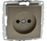 Механизм розетки MONO ELECTRIC L/D, без заземления, бронза 500-002322-116 1