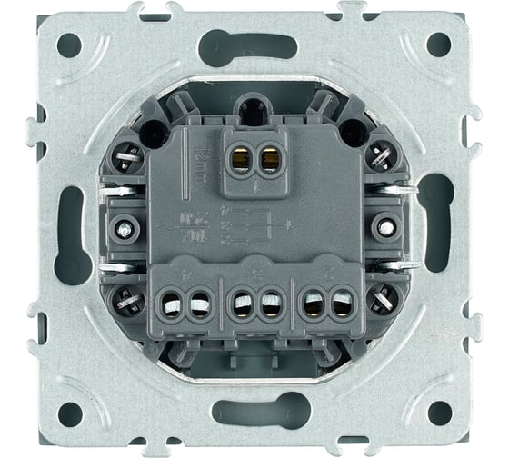 Выключатель 3-клавишный STEKKER (механизм),, 250В, 10А, серия Эмили, RSW10-5108-09, антрацит, soft touch, 49922