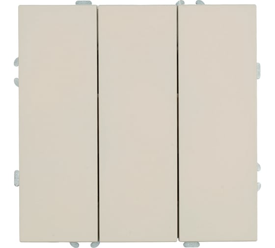 Выключатель 3-клавишный STEKKER (механизм),, 250В, 10А, серия Эмили, RSW10-5108-08, кашемир, soft touch, 49896 1