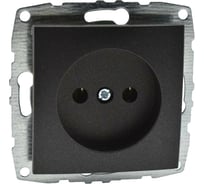 Механизм розетки MONO ELECTRIC L/D, без заземления, графит 500-002022-116