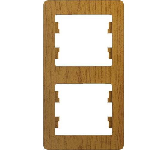 Рамка Systeme Electric (Schneider Electric) Glossa дерево дуб 2-ая, вертикальная GSL000506 30 шт 13606480659567 1