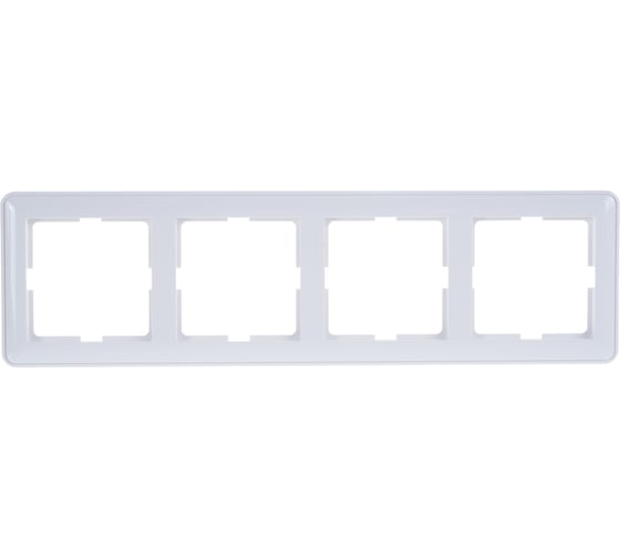 Рамка 4-местная Systeme Electric (Schneider Electric) W59 белый SchEКД-4-18 KD-4-18 15 шт 4690201018223 1