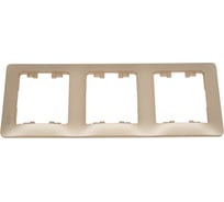 Рамка Systeme Electric (Schneider Electric) Glossa титан 3-ая, вертикальная SE GSL000407 5 шт 53606480659114