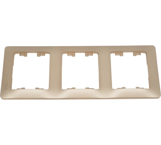 Рамка Systeme Electric (Schneider Electric) Glossa титан 3-ая, вертикальная SE GSL000407 5 шт 53606480659114 1