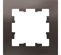 Рамка 1-местная Systeme Electric (Schneider Electric) ATLAS DESIGN мокко ATN000601 20 шт 13606489701946