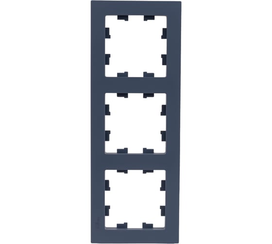 Рамка Systeme Electric (Schneider Electric) ATLASDESIGN 3-постовая универсальная, грифель ATN000703 5 шт 53606489702286 1