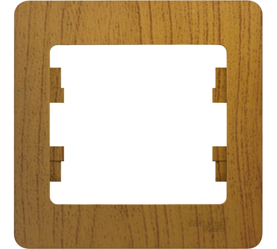 Рамка Systeme Electric (Schneider Electric) GLOSSA 1-постовая дерево дуб GSL000501 45 шт 13606480659512 1