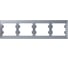 Рамка Systeme Electric (Schneider Electric) GLOSSA 4-постовая горизонтальная, алюминий GSL000304 5 шт 53606480658612 7