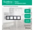 Рамка Systeme Electric (Schneider Electric) GLOSSA 4-постовая горизонтальная, антрацит GSL000704 5 шт 53606485436345 4