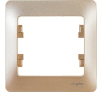 Рамка Systeme Electric (Schneider Electric) GLOSSA 1-постовая титан GSL000401 45 шт 13606480659055