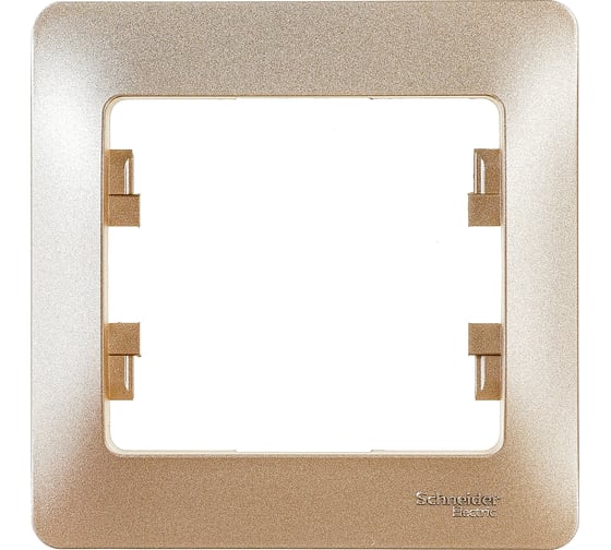 Рамка Systeme Electric (Schneider Electric) GLOSSA 1-постовая титан GSL000401 45 шт 13606480659055 1