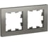 Рамка Systeme Electric (Schneider Electric) AtlasDesign сталь 2-ая, универсальная SE ATN000902 5 шт 13606489702912 1